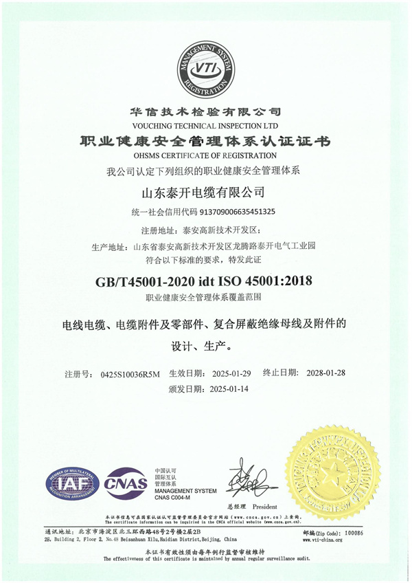 職業健康安全管理體系